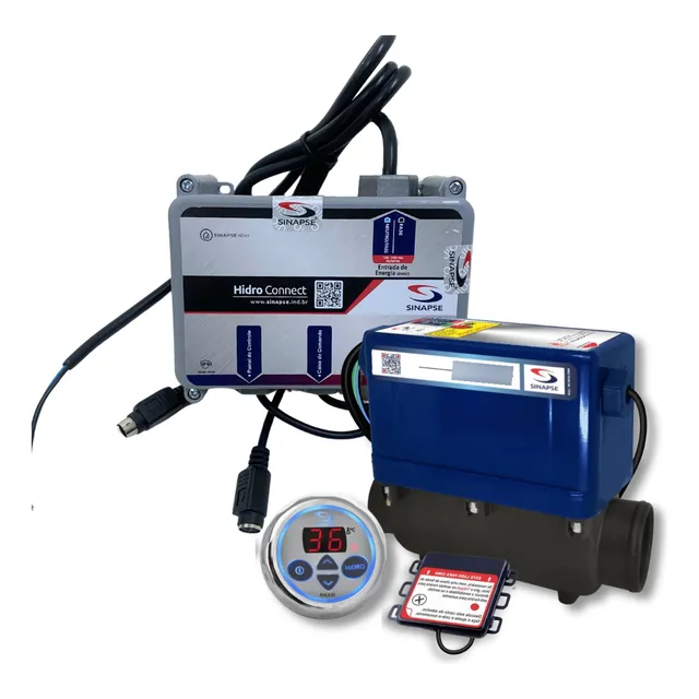 Kit Hidro Connect + Aquecedor Maxxi 5000w 220v C/ Wi-fi App