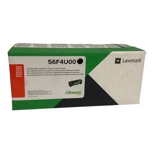 Tóner Lexmark 56f4u00 Negro, 25.000 Páginas Tinta Negro