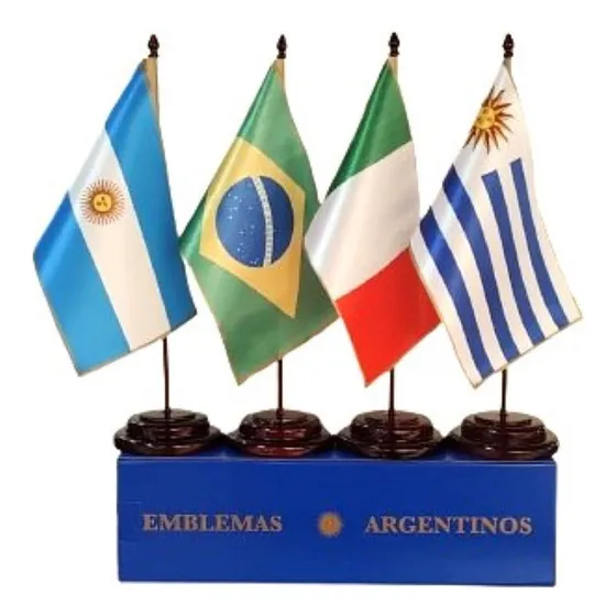 Bandera Paises Escritorio X Unid. C/caja-consulte Disponible