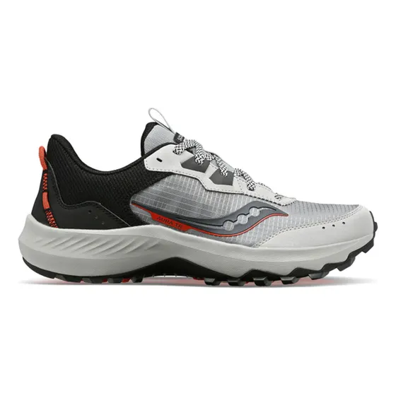 Zapatillas Saucony Trail Running Aura Tr Gris Negro Ras