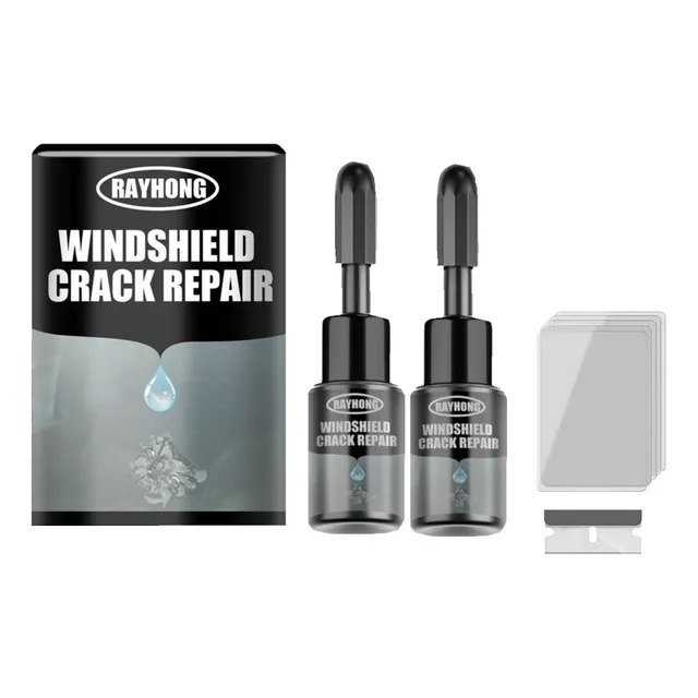 2×kit Líquido Para Reparar Grietas En Parabrisas Vidrio