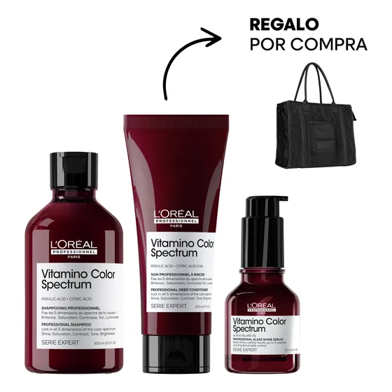Combo Shampoo+acondicionador+sérum Vit Color Spectrum Loreal
