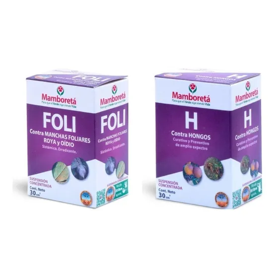 Mamboretá H 30cc + Foli 30cc Control Hongos Completo