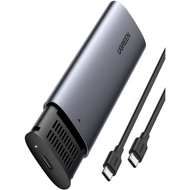 Carcasa Usb-c A M.2 M-key Con Cable Usb-c A Usb-c Ugreen