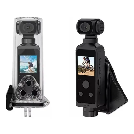 Câmera Sport Action De Bolso Hd 1.3 Tela Lcd Pocket 360º! Cor Preto