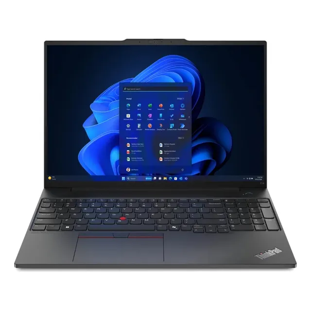 Notebook Lenovo Thinkpad E16 G2, Intel Core Ultra 7 155h, 32gb Ram Ddr5, 1tb Ssd M.2 Pcie 4.0x4 Nvme, Gráficos Intel Arc (16) Wuxga 1920 X 1200 Px Ips, Wi-fi 6, Windows 11 Home, Color Negro