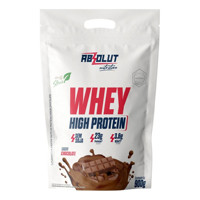 Whey High Protein Refil 900g Absolut Nutrition Chocolate