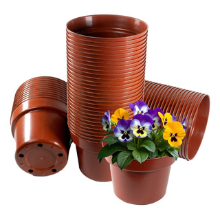 Comzilla / Macetas 7 Pulgadas Terracota Rígida 35 Piezas Comzilla / Macetas 7 Pulgadas Terracota Rígida 35 Piezas