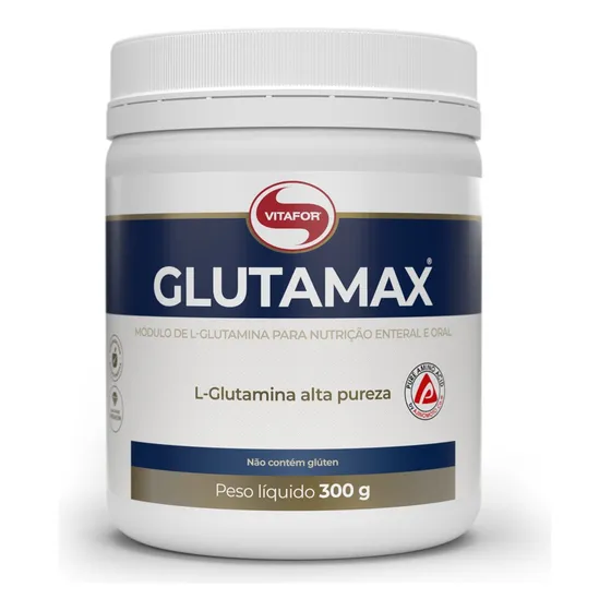 Glutamax Pó Sem Sabor Suplemento Vegano 300g Vitafor