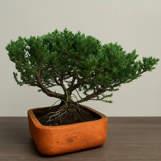 Bonsai Pino Rastrero-matera Naranja