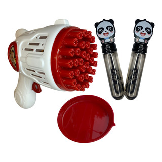 Pistola De Burbujas Infantil Multiple 32 Cañones Luz Led Pistola De Burbujas Infantil Multiple 32 Cañones Luz Led