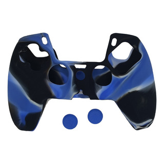 Funda Silicona Camu Antideslizante P/ Joystick Ps5 + 2 Grips Funda Silicona Camu Antideslizante P/ Joystick Ps5 + 2 Grips