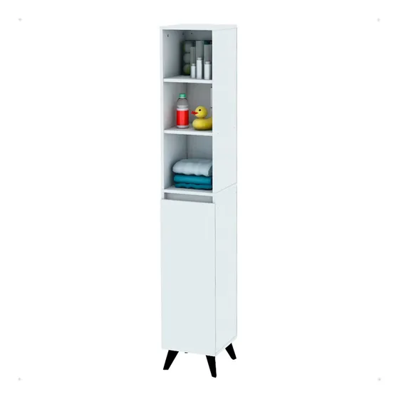 Centro Estant Organizador De Baño Bt2 Color Blanco