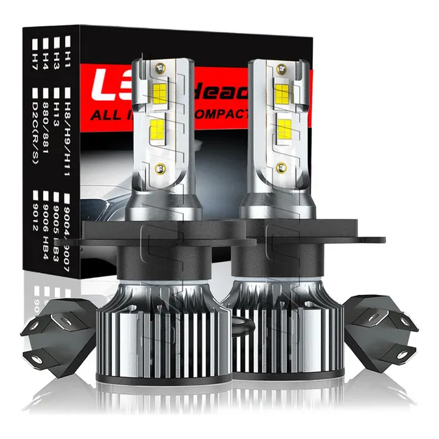 Qw1 Kit Faros Luz Led H4 30000lm Para Mitsubishi Haz