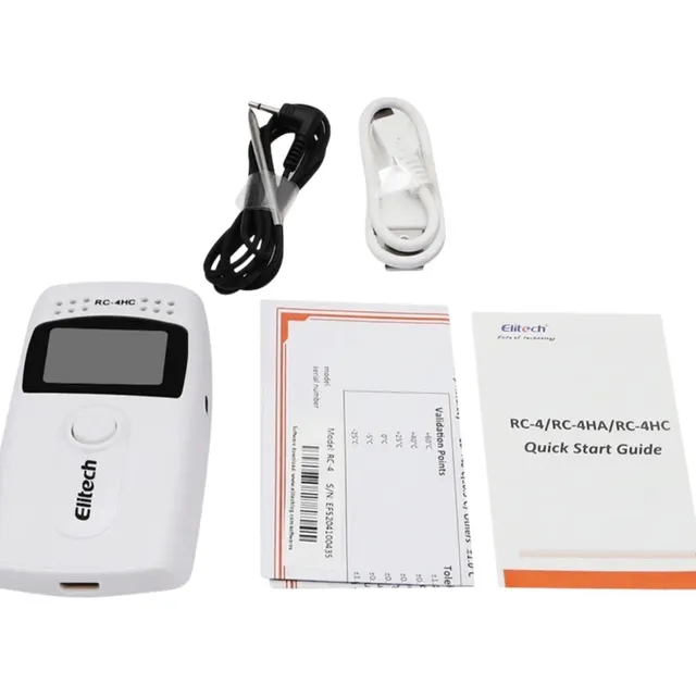 Elitech Rc-4hc - Grabador De Datos De Temperatura Y Humedad 