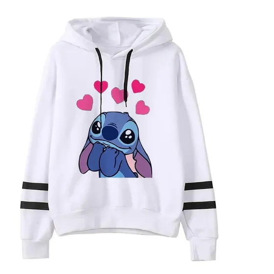 Hoodie, Saco, Buzo De Capota Diseño Stich Unisex Niño Algodo