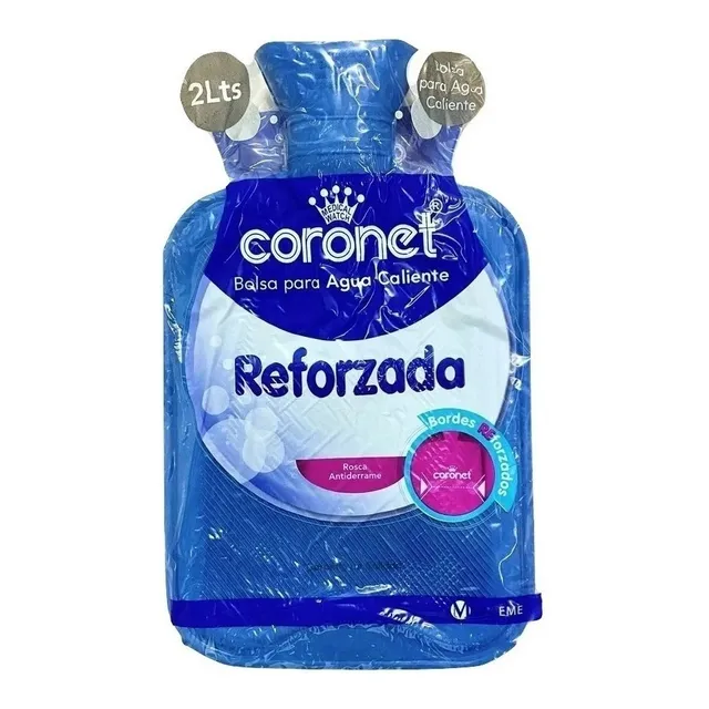 Bolsa De Agua Caliente Coronet Reforzada Con Tapa A Rosca. Color