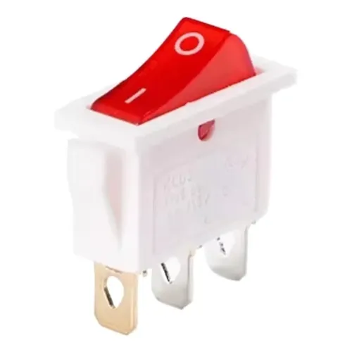 Micro Chave Botão ZX 8,5x8,5mm 6 Terminais Com Trava Cinza
