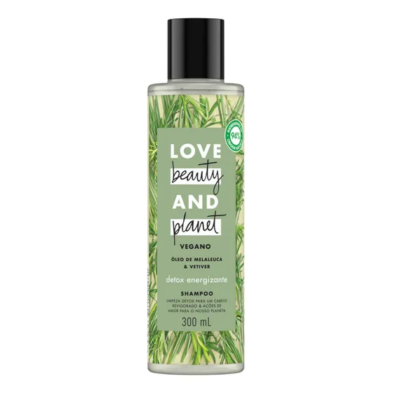 Shampoo Óleo de Melaleuca & Vetiver Love Beauty And Planet 300ml
