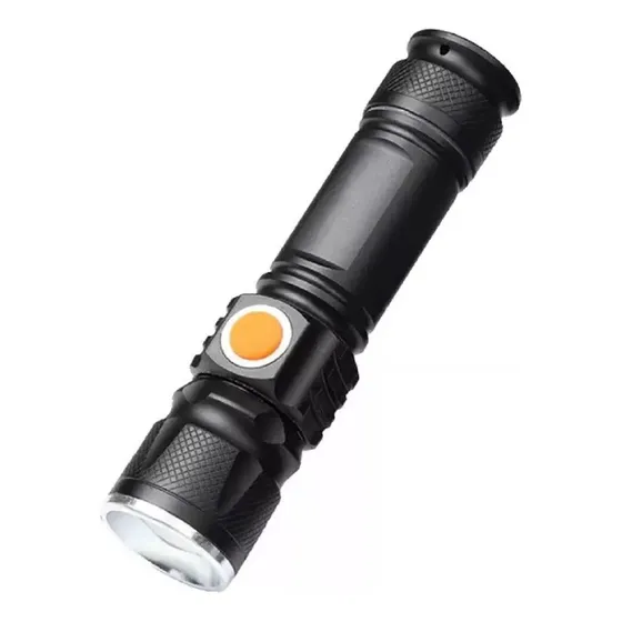 Kit 10 Mini Lanterna Led Profissional Recarregável Zoom Usb