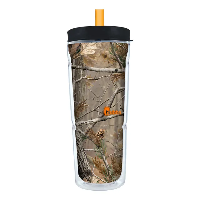 Termo 24 Oz. Envy Camouflaje Negro Con Popote Bubba