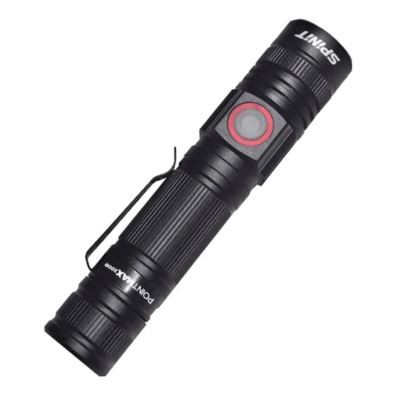 Linterna Recargable Usb Spinit Pointmax 200r Zoom Tactica