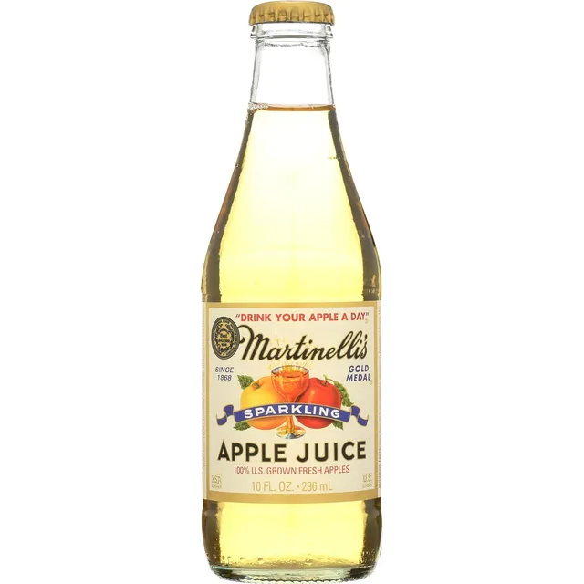 Martinelli's Jugo De Manzana Espumoso, Kosher, 10 Oz Líquida