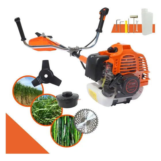 Roçadeira Vulcan Vr520h À Gasolina 2,5hp + Kit De Lâminas