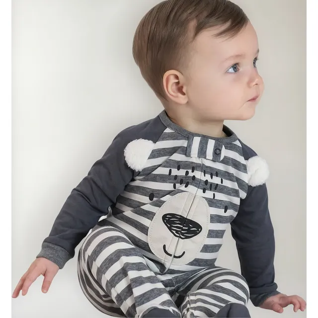 Pijama Bebe Enteriza Niño Set X 3 Marca Gerber En Algodon