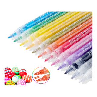 12 Rotuladores Acrílicos Coloridos Para Hacer Tú Mismo, Pint 12 Rotuladores Acrílicos Coloridos Para Hacer Tú Mismo, Pint