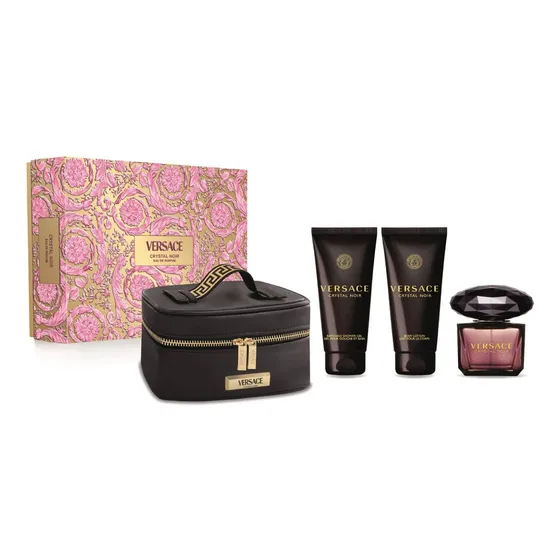 Perfume Versace Crystal Noir Para Mujer, 90 Ml, 4 Piezas, Se