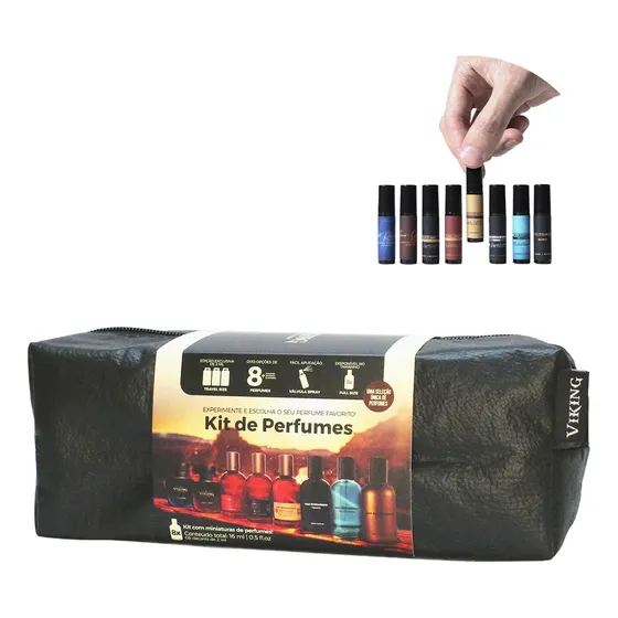 De Perfumes Masculinos: 8 Decants + Necessaire - Viking