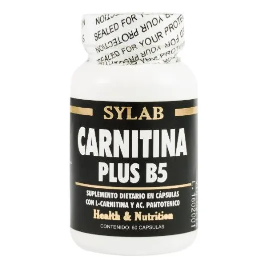 Carnitina Plus B5 60 Cápsulas Sabor Sin Sabor