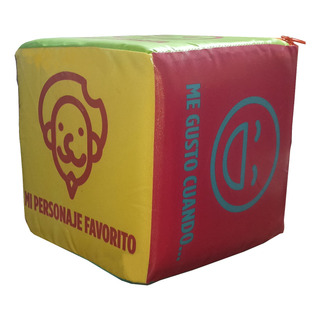 Cubo Didáctico Interactivo De Lectura Medida 20 Cm Cubo Didáctico Interactivo De Lectura Medida 20 Cm