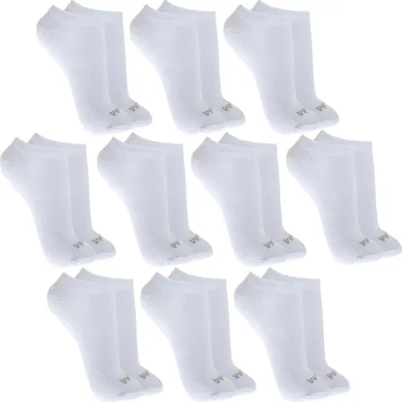 Kit 10 Pares Meias Mash Invisível Esportiva Algodão Original