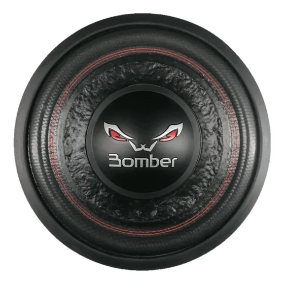 Bomber Alto Falante Subwoofer 12 400w 4+4 Ohms Bobina Dupla Cor Preto