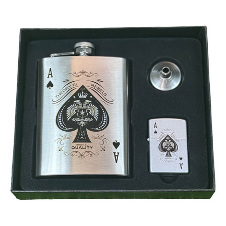 Kit Cantil Porta Bebidas Inox Premium Kit Cantil Porta Bebidas Inox Premium