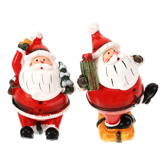 Yt Ornamento De Natal Do Pai Natal 2pcs Com Forma De Pé
