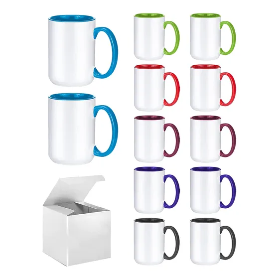 Tazas De Sublimación De 15 Oz, Tazas De Sublimación De 15 Oz