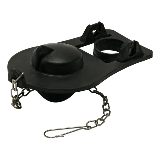 Solapa Universal Flexible Para Inodoro Color Negro 2 Pulgada