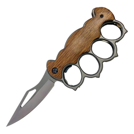 Soco Inglês Com Canivete Tatico Semi Automatico Soco Inglês Com Canivete Tatico Semi Automatico