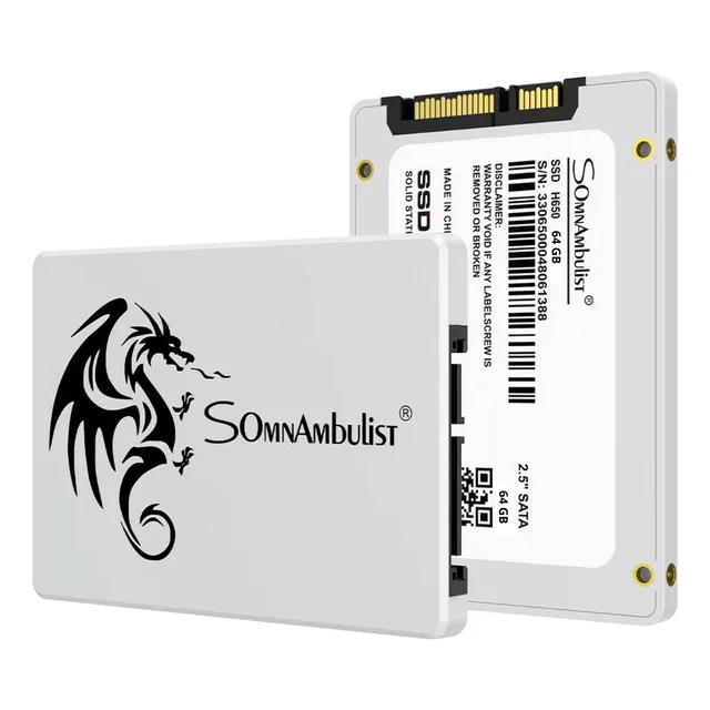 Disco Sólido Ssd Interno Somnabulist H650 64 Gb Sata 3
