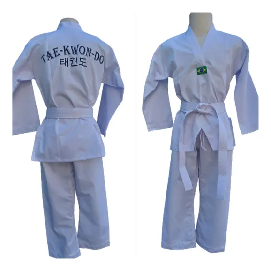 Kimono Dobok Infantil Taekwondo Com Faixa