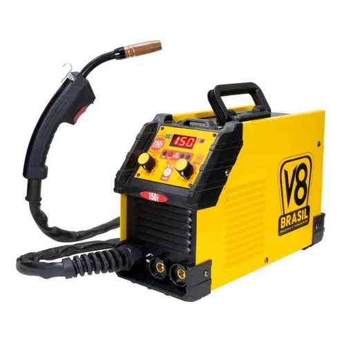 Solda Multi Mig 150i S/ Gás 3 Em 1 Tig Lift 220v V8 Brasil