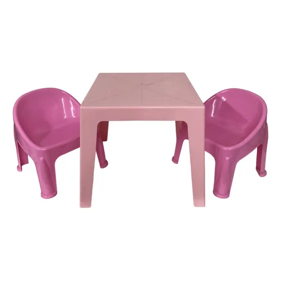 Juego Mesa Y 2 Sillones Infantiles Día Del Niño