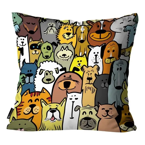 Capa Para Almofada Mdecore Gato Cachorro Pets