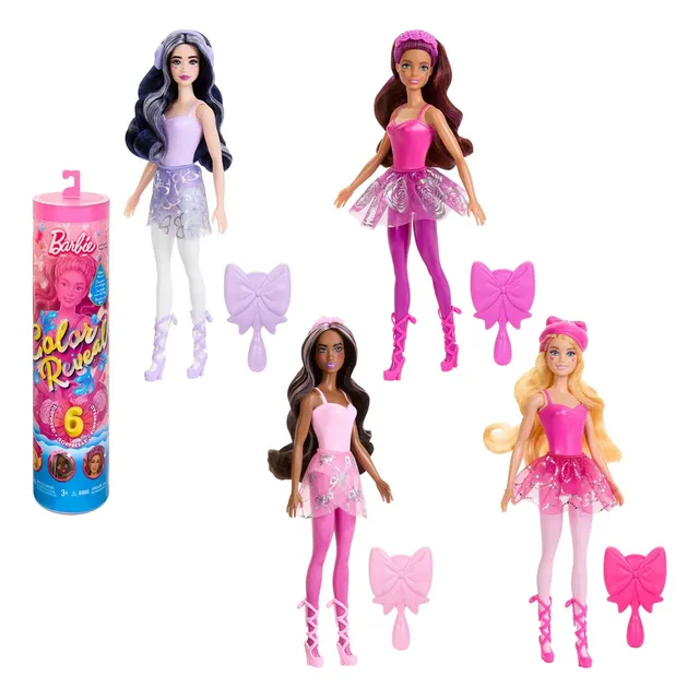 Serie de ballet sorpresa de Barbie Color Reveal Ballerina Mattel