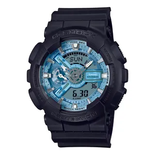 RelĂłgio Preto De Resina G-shock Ga-110cd-1a2 Para Homem RelĂłgio Preto De Resina G-shock Ga-110cd-1a2 Para Homem