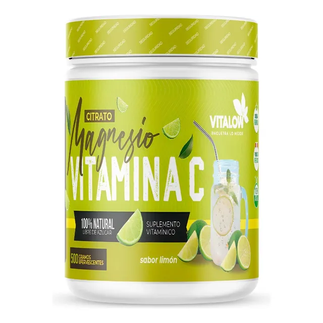 Citrato De Magnesio Efervecente Sabor Limon 1 Kg