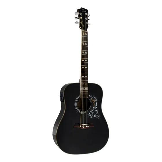 Violão Elétrico Folk Michael Black Vm925dt Cores